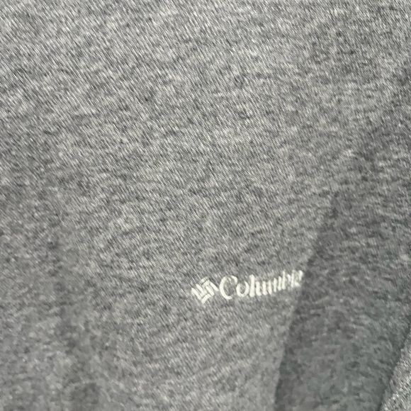 Columbia Charcoal Gray Crewneck Sweatshirt Womens Size L EUC Logo Comfy Wear - Picture 2 of 4